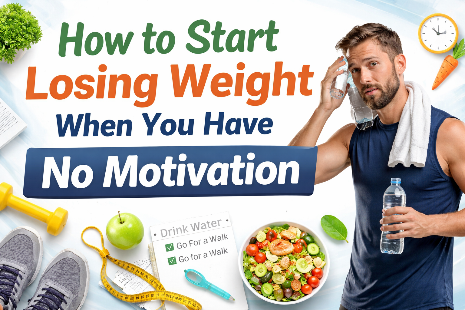 How to Start Losing Weight When You Have No Motivation