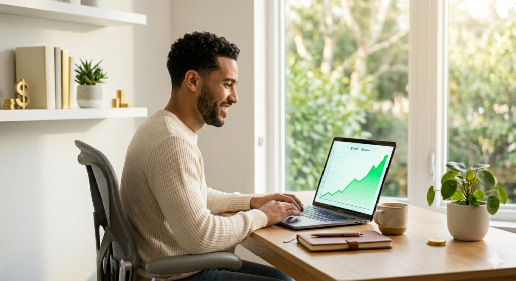 Beginner learning how to make money online in 2026