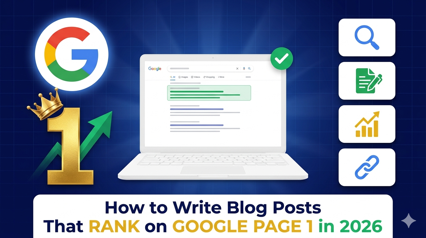 how to write blog posts that rank on google 2026