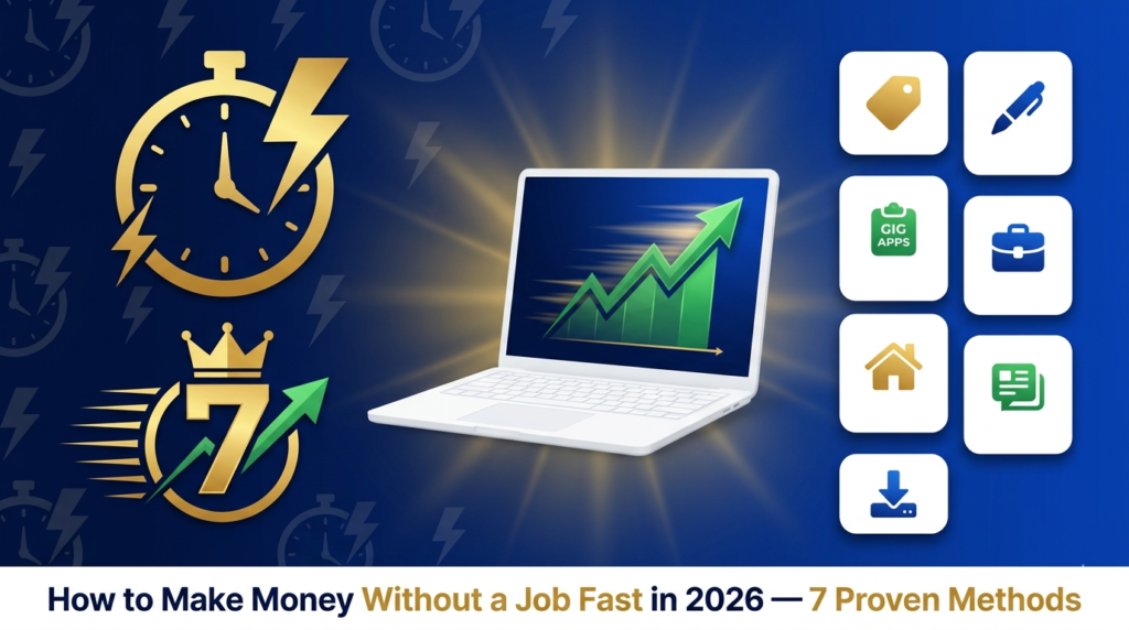 how to make money without a job fast 2026