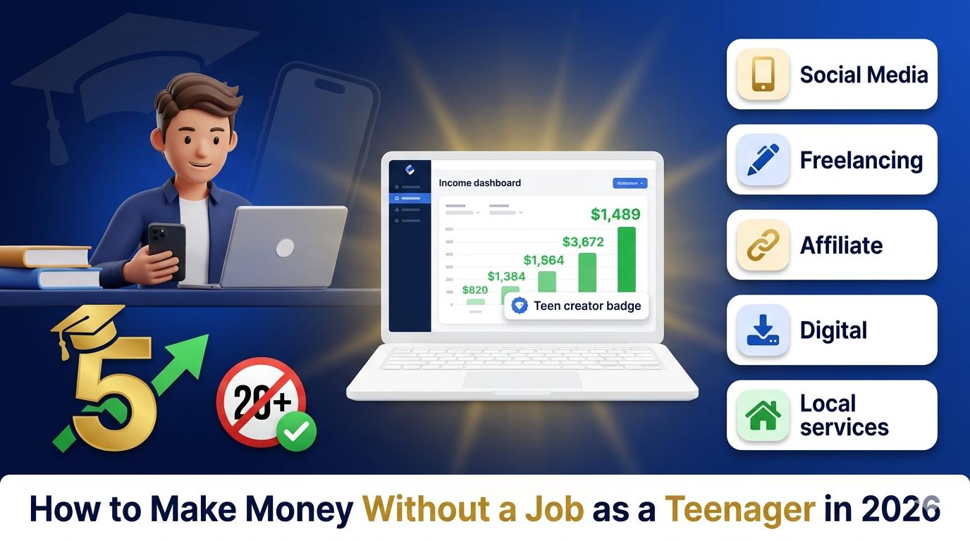 make money without a job as a teenager 2026