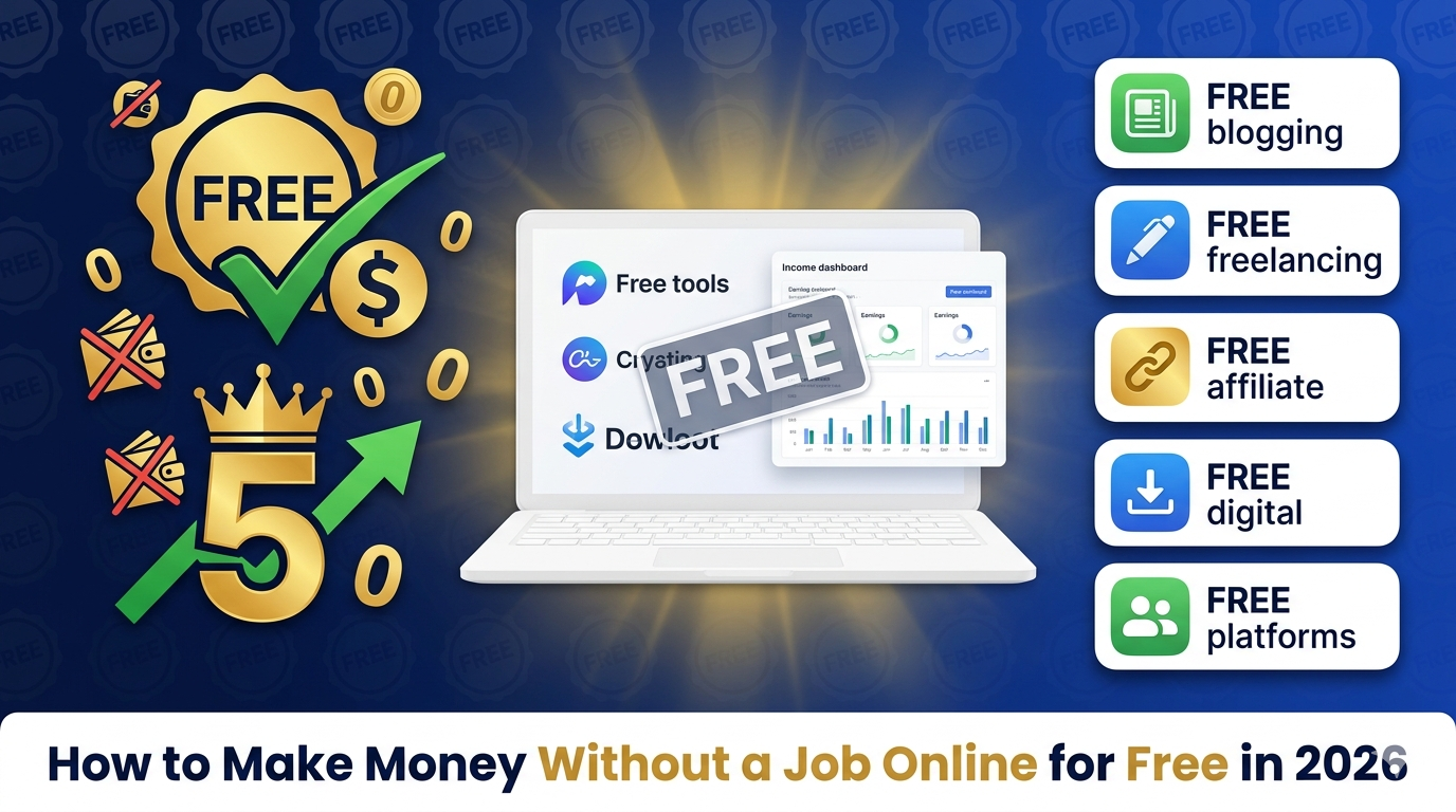 make money without a job online free 2026