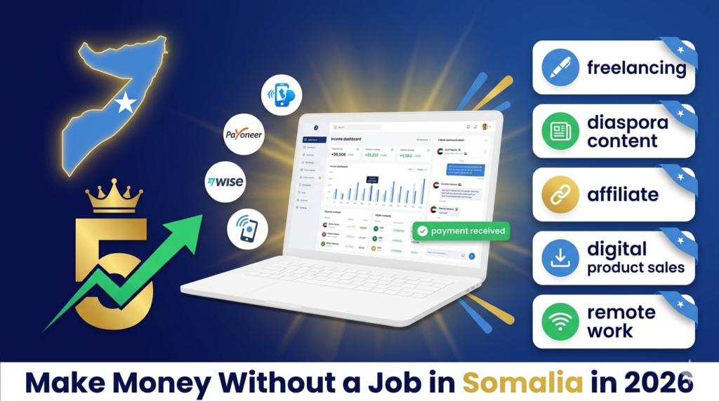 make money without a job in Somalia 2026