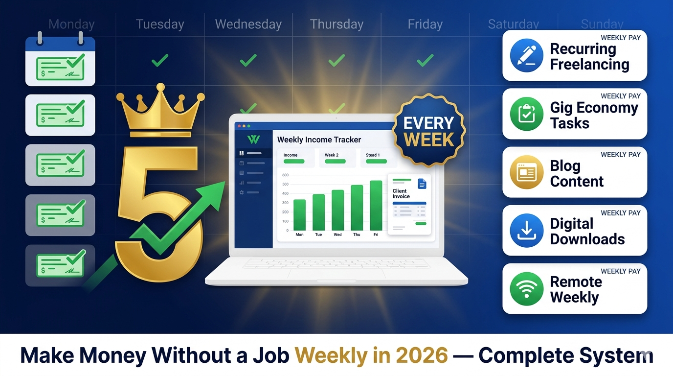 make money without a job weekly 2026