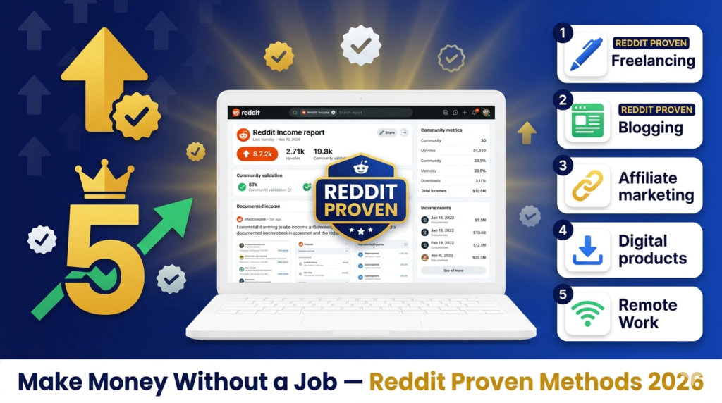 make money without a job reddit 2026