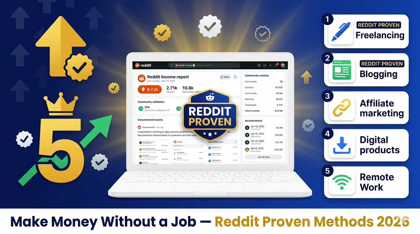 make money without a job reddit 2026