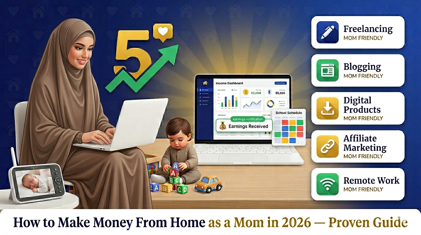 how to make money from home as a mom 2026